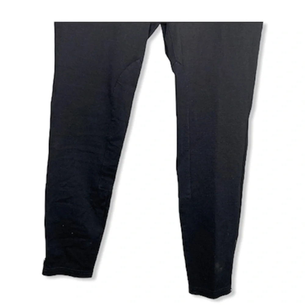 Eileen Fisher Ponte zip black riding pants - Picture 3 of 8